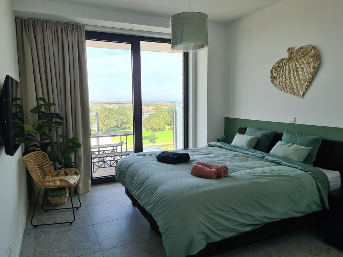 Central Park Tower Sea View Residence With Pool And Gym オステンド エクステリア 写真